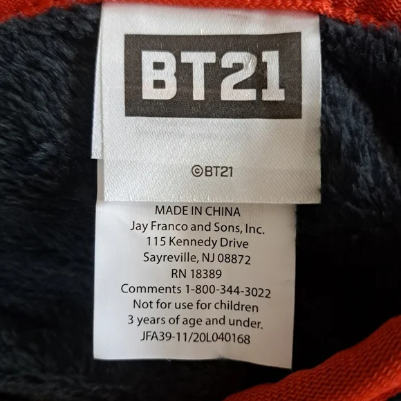 BT21 K pop band Anime characters soft fleece throw blanket JAY FRANCO oeko tex - Picture 3 of 9